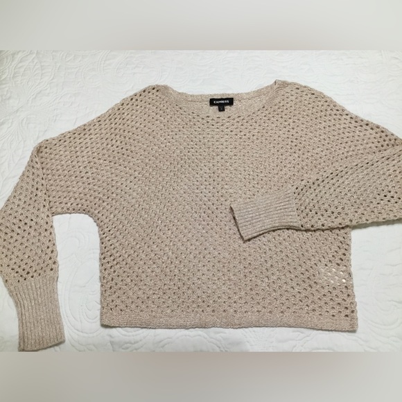 EXPRESS Open-Stitch Sweater - Picture 3 of 5